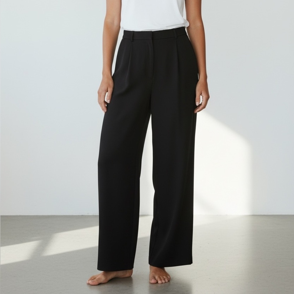 Vici Endless Rose Black Trouser Pants Womens Large